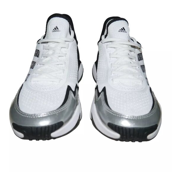 Adidas SM Impact FLX Football Turf Shoes Men\'s Size 10.5 Women\'s Size 11.5 White main image 5